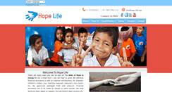 Desktop Screenshot of hope-life.org