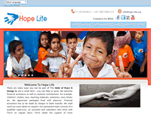 Tablet Screenshot of hope-life.org